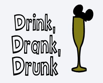 SVG disney drink drank drunk drink around the world