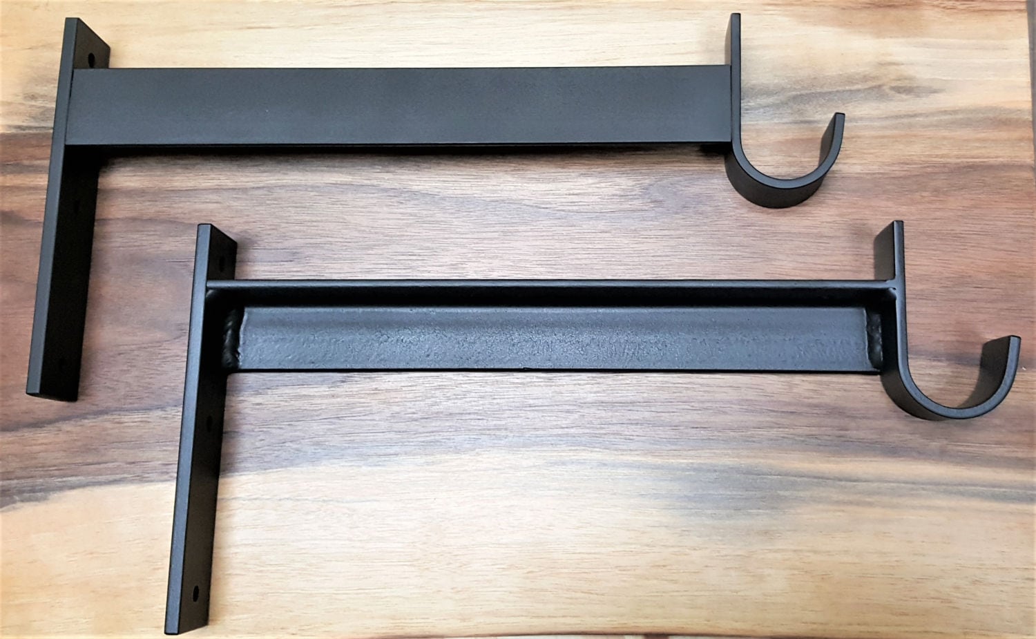 12 Industrial Heavy Duty Shelf Bracket with hook for rod