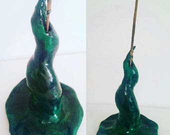 Wizards Hat Incense holder, incense holder, incense burner, wizard hat, incense holder made to order, wizard home decor, handmade incense