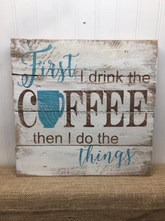 Rustic Pallet Wall Art Coffee Lovers Quote Gilmore Girls Rustic Pallet Wall Art Coffee Lovers Quote Gilmore Girls