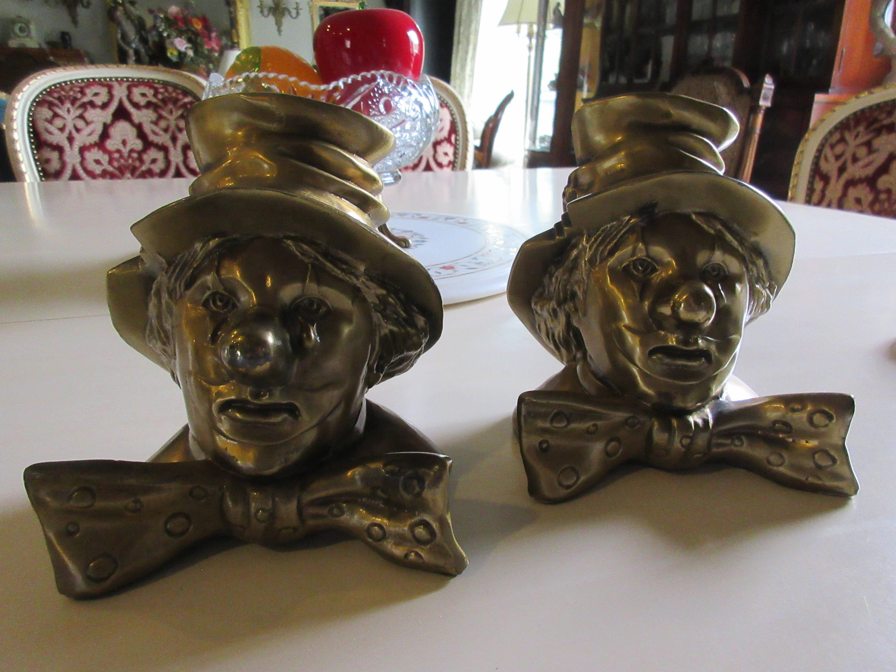 FLORIDA PM Craftsman Clown Bookends