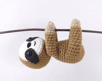 PATTERN: Crochet sloth pattern - amigurumi sloth pattern - crocheted sloths pattern - PDF crochet pattern - English only