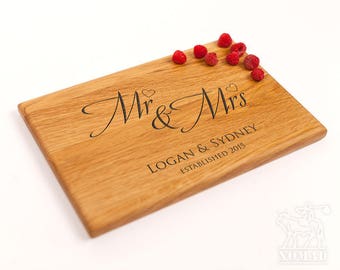 Wedding Gift Cutting Board Gift for Couple cutting board Personalized Cutting Board Custom Wedding Gift Bride and Groom Bridal Shower Gift