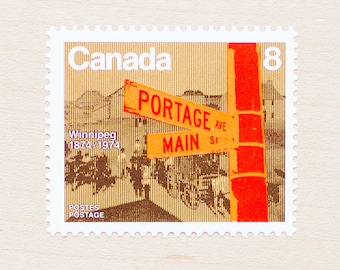 10 x Canada Mint Vintage Postage Stamps Winnipeg 1974 Unused Canadian Wedding Calligraphy Envelopes Pen Pal Letters Philately Uncancelled