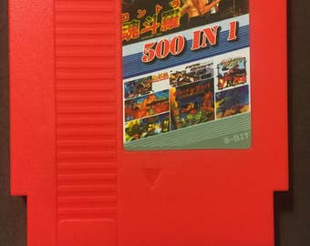 SALE! Super Games 500 in 1 Multi-Cart Nintendo NES Game Cartridge. 8 bit
