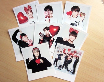 BTS Valentine's Day Puma Polaroids // Kpop Album Boy Group Bangtan Boys Fanmade Merchandise Phone Case Stickers Photocard Poster