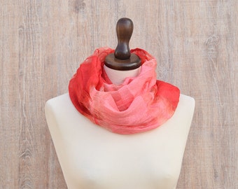 ON SALE Red Women Scarf Elegant Wrap Women's Scarf Red Evening Wrap Fashion Shawl Long Women's Scarf Designer Shawl Evening Wrap Gift