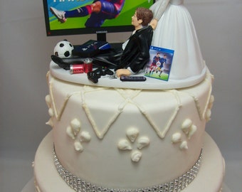 Futbol cake  topper  Etsy