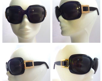 Lunettes Vintage PROKSCH S A7 - Monture Demi-rim Noire En Acétate - Allemagne - Neuf Sans étiquette