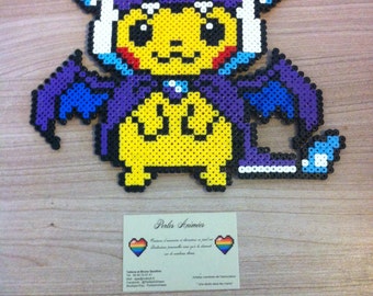 Pixel art / Perler Beads Pikachu costume