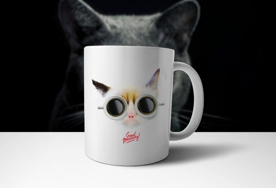 coffee cat mug by DesignerCo steampunk buy now online