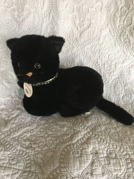 black cat stuffed animal