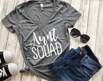 Aunt Squad Shirt, Aunt Squad Tank Top, Aunt shirt