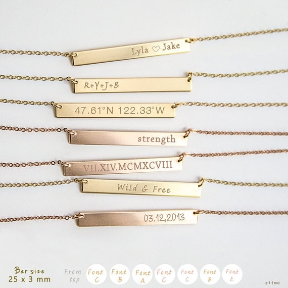 Rose Gold Plate Necklace