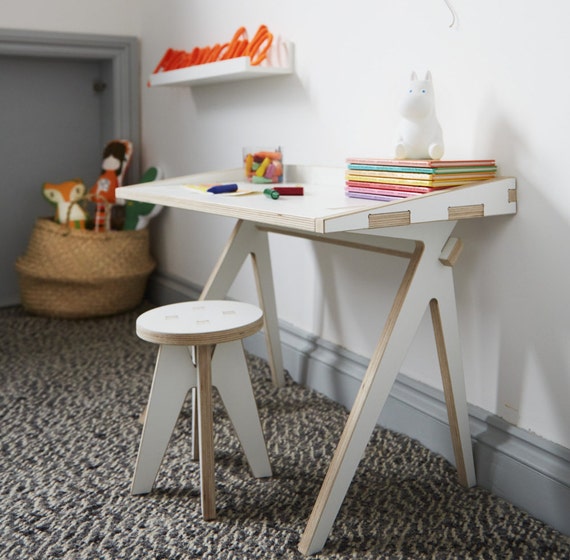 Items similar to small child's desk, toddler desk, mid century style