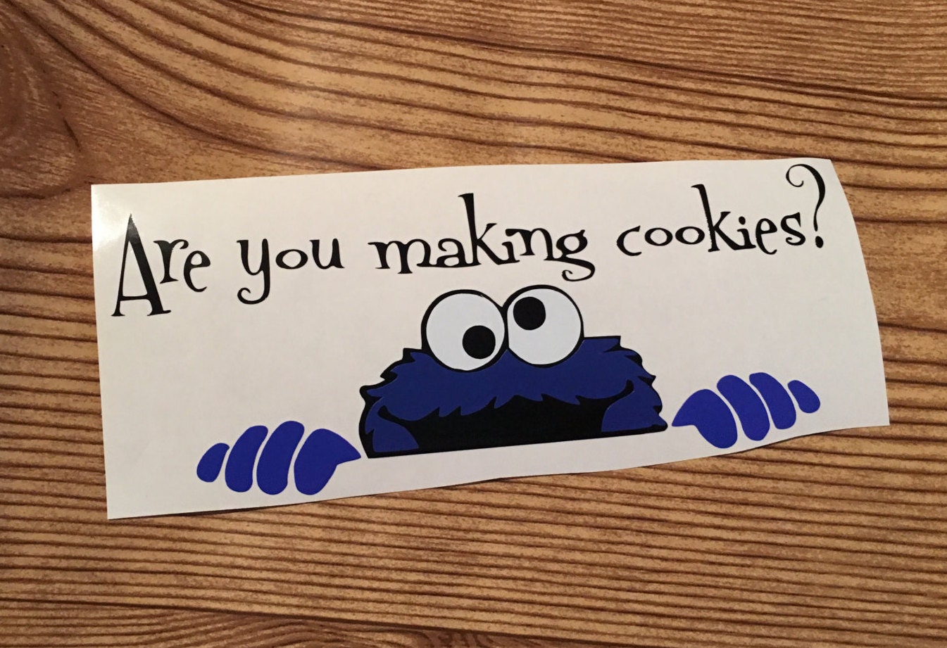 Kitchen Aid Mixer Decal Cookie Monster Are You Making