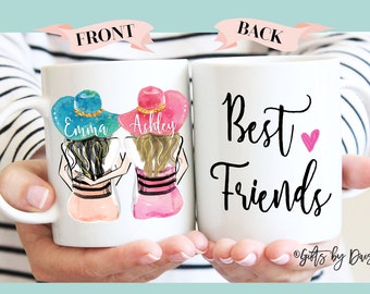 Gift, Personalized Best Friend Gift, Best Friend Gift, Mothers Day gift, Friendship gift, coffee mug, Unique Friendship Gift, Best friends