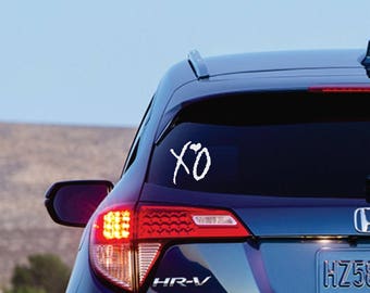 XO - The Weeknd Logo Sticker- Car Decals The Weeknd Sticker - The Weekend Decal - Mens Womens Music Car Sticker