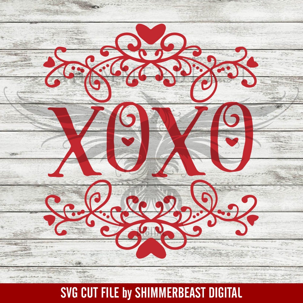 Download Valentine's Day svg Cut File XOXO svg Valentine svg