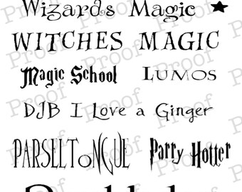 Harry Potter Font Collection! Great for scrapbooking!