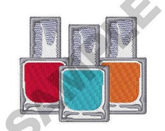 Nail Polish - Machine Embroidery Design