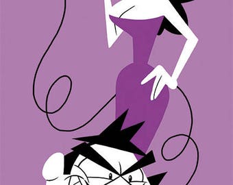 Nogoodniks! - Boris and Natasha print