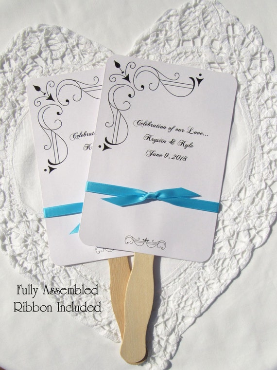 Ceremony Wedding Fan - Wedding Fans - Outdoor Wedding Fans - Personalized Wedding Fans - Wedding Hand Fans - Fans For Wedding Il_570xn