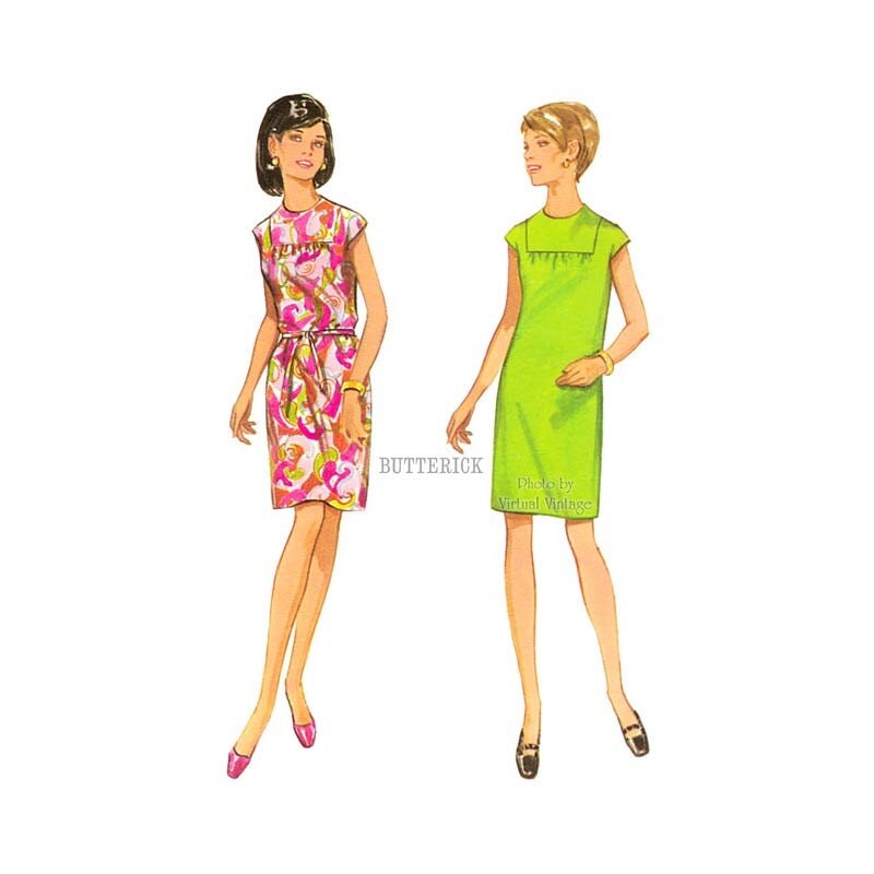 Shift Dress Pattern No Zipper | easy 1960s shift dress pattern no zipper butterick 4791 Shift Dress Pattern No Zipper | easy 1960s shift dress pattern no zipper butterick 4791
