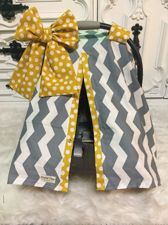 CAR SEAT COVER / carseat canopy / nursing cover / girl