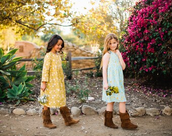 INSTANT DOWNLOAD- Kylie Dress (Size 12/18 months up to Size 10) PDF Sewing Pattern and Tutorial