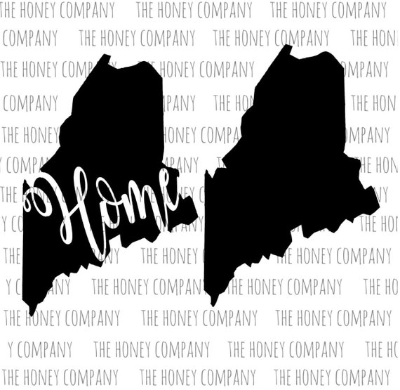 Maine SVG PNG DXF State Home Outline Instant Download   Il 570xN.1171697553 5obc 