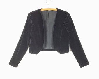 Black bolero jacket | Etsy