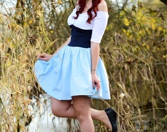 Ariel Dress - Adult Costume- Princess Ariel - Land Dress - Ariel Blue Dress - Disneybound Dress - Kiss the Girl Dress - Ariel Disneybound
