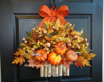 fall wreath fall wreaths for front door wreaths fall decorations fall door hanger thanksgiving wreaths pumpkin - Harvest Decorations fall wreath fall wreaths for front door wreaths fall decorations fall door hanger thanksgiving wreaths pumpkin - Harvest Decorations