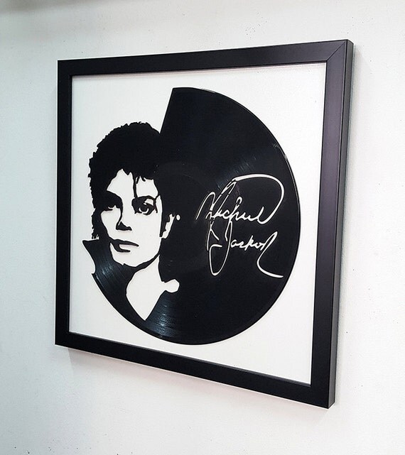 Michael Jackson Wall Art Vinyl LP Record Framed Great