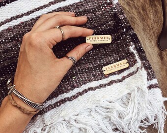 Custom WOODEN TAGS or LABELS for garment & product branding