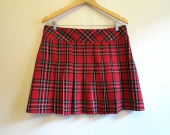 Tartan skirt | Etsy