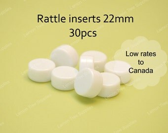 Small rattle inserts, pack of 30