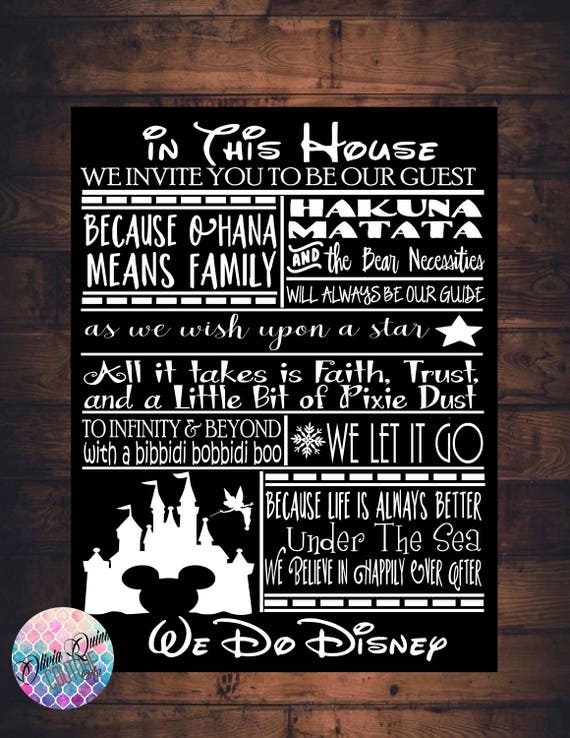 Free Free 176 Disney House Rules Svg SVG PNG EPS DXF File