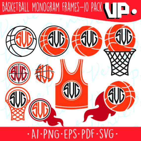 Download Basketball Svg Baseball Monogram Frame Svg Ai Eps Pdf Png