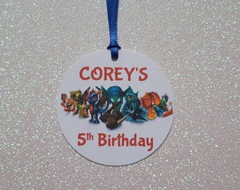 SKYLANDERS Party Favor Tags *Skylanders Birthday Party * Skylanders Gift Favor Tag *PERSONALIZED