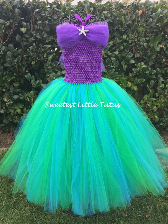 Little Mermaid Tutu Dress/ Mermaid Tutu Dress/ Ariel Tutu