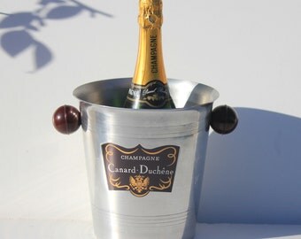 Vintage French Champagne Ice bucket cooler,restaurant,mancave,celebration, Canard, Duchene