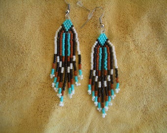 Authentic Native American Beadwork by OneFeatherBeading on Etsy