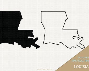 Louisiana Vector, State Clipart, LA Clip Art, Louisiana SVG, State PNG (Design 13739)