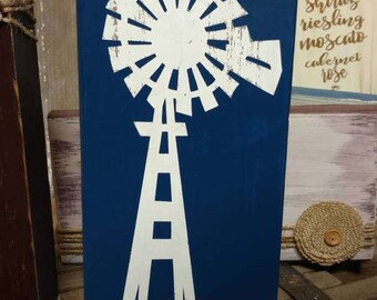 Windmill Sign, Windmill Decor, Windmill Wall Decor, Farmhouse Decor, Farmhouse Sign, Wood Sign, Farmhouse Style House