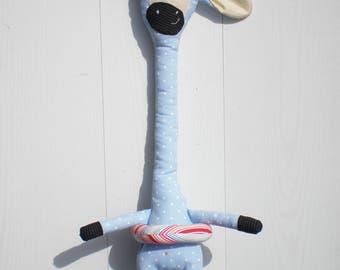 Dorian :) rag doll-cute doll-stuffed doll-stuffed toy-baby shower gift-nursery doll-fabric doll-antiallergenic-giraffe-cotton toy-cloth toy