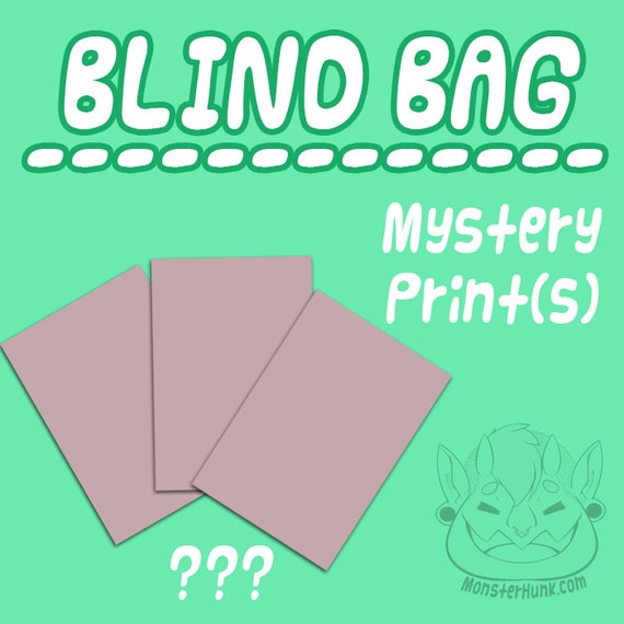 Print blind bag dragon