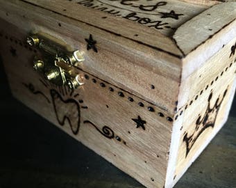 Custom Made to Order tooth fairy trinket treasure box