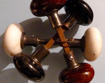 Large selection of Vintage door knobs